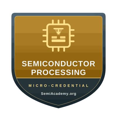 Semiconductor Processing digital badge